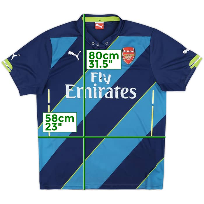2014-15 Arsenal Third Shirt - 5/10 - (L)