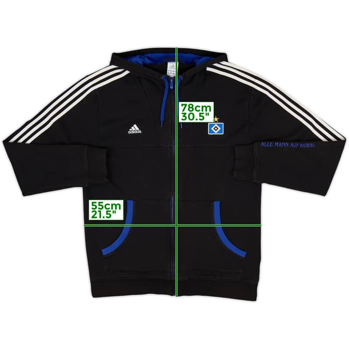 2011-12 Hamburg adidas Hooded Track Jacket - 6/10 - (XL)