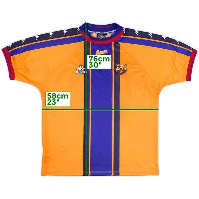 1997-98 Barcelona Away Shirt - 8/10 - (L)