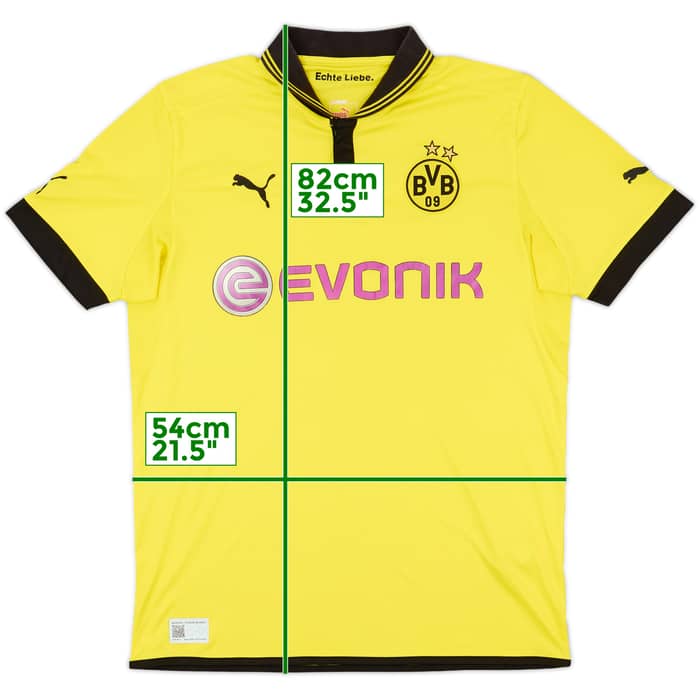 2012-13 Borussia Dortmund Home Shirt - 7/10 - (XL)