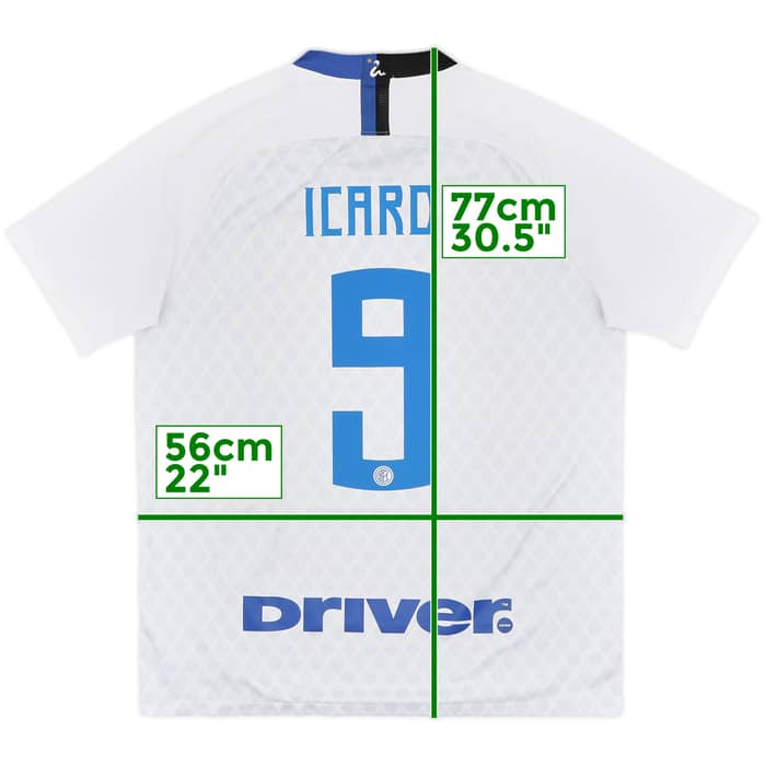 2018-19 Inter Milan Away Shirt Icardi #9 - 8/10 - (L)