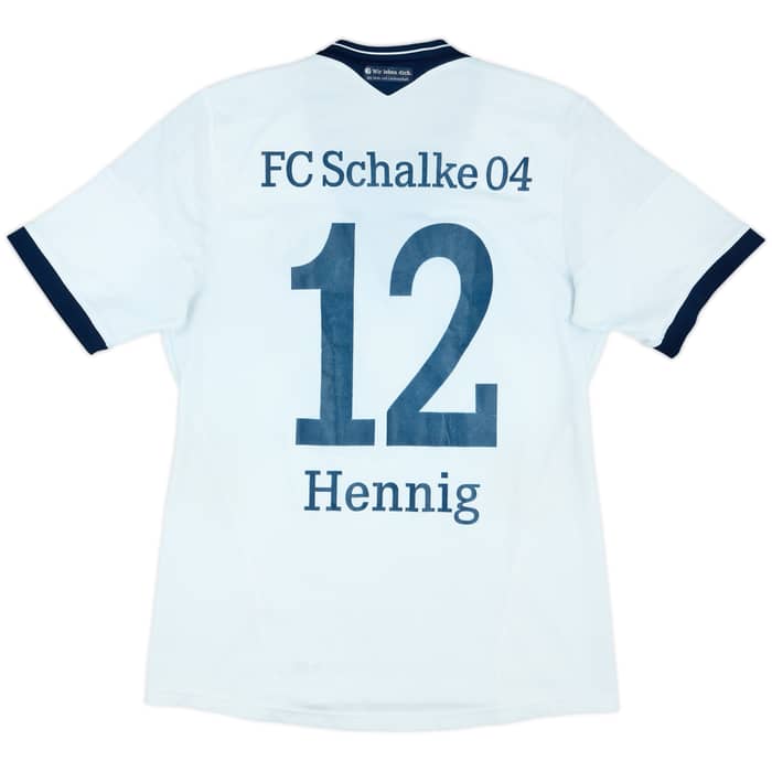 2013-15 Schalke Away Shirt Hennig #12 - 6/10 - (M)