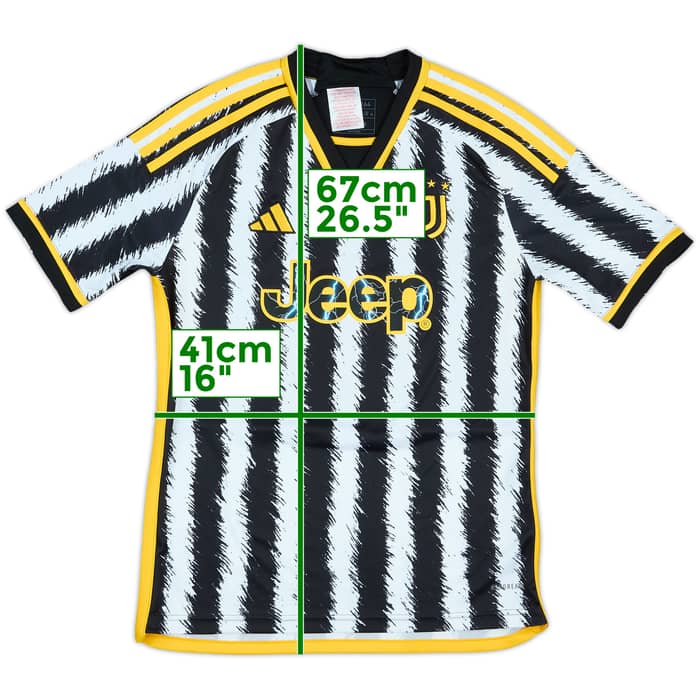 2023-24 Juventus Home Shirt - 10/10 - (L.Boys)