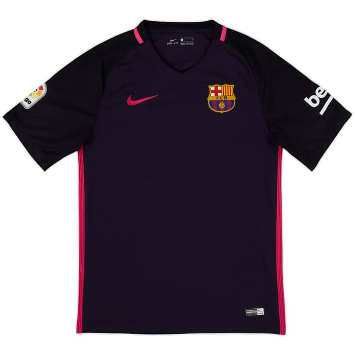 2016-17 Barcelona Away Shirt Messi #10 - 10/10 - (S)