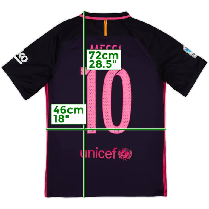 2016-17 Barcelona Away Shirt Messi #10 - 10/10 - (S)