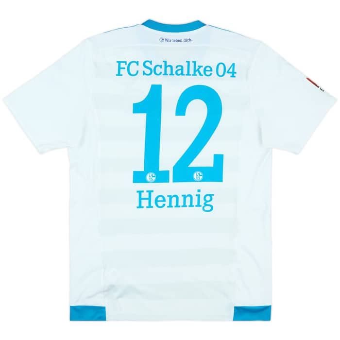 2015-17 Schalke Away Shirt Hennig #12 - 6/10 - (M)