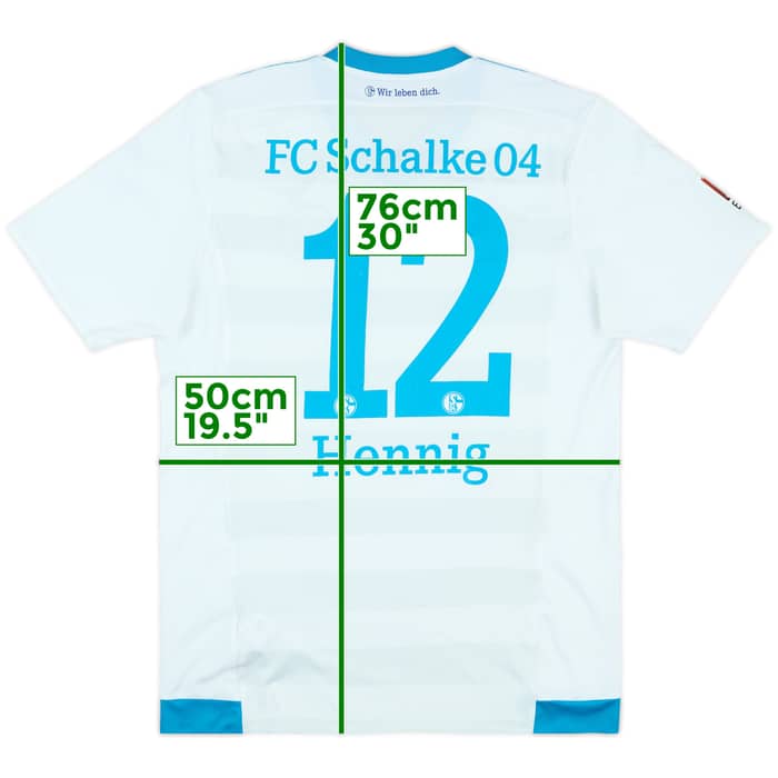 2015-17 Schalke Away Shirt Hennig #12 - 6/10 - (M)