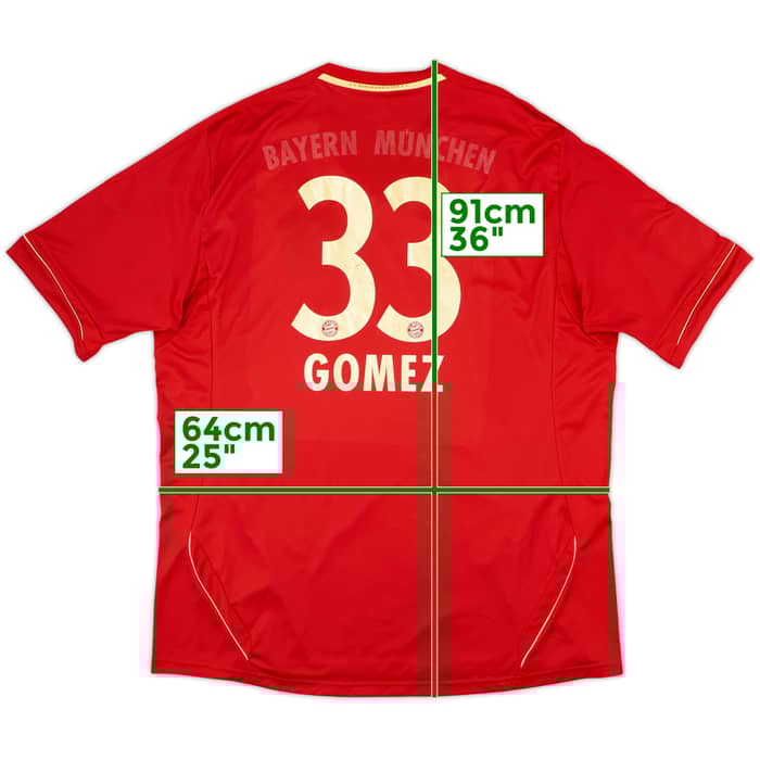 2011-13 Bayern Munich Home Shirt Gomez #33 - 4/10 - (3XL)