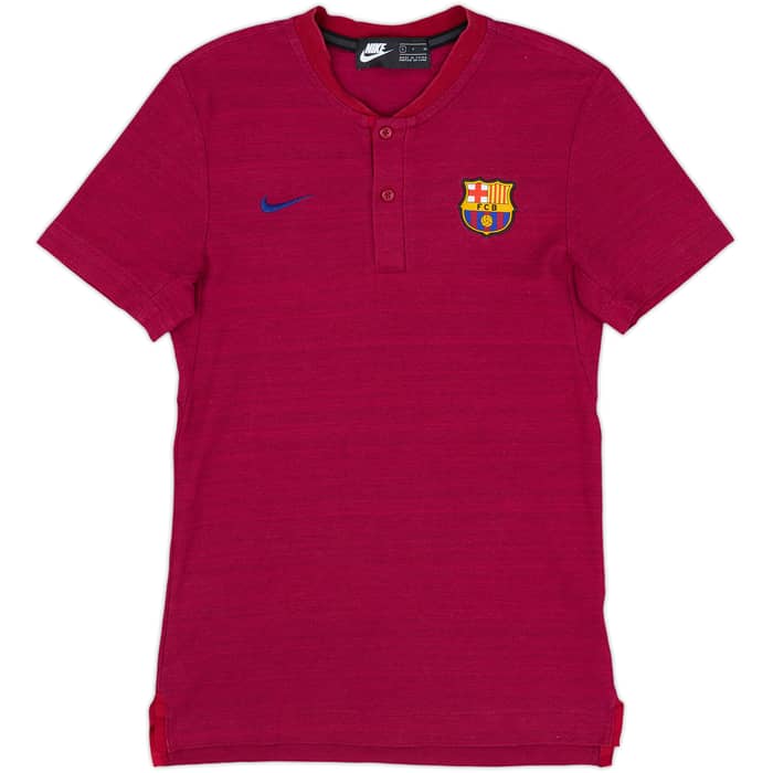 2018-19 Barcelona Nike Polo Shirt - 9/10 - (S)