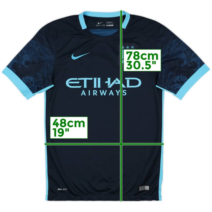 2015-16 Manchester City Away Shirt - 5/10 - (S)
