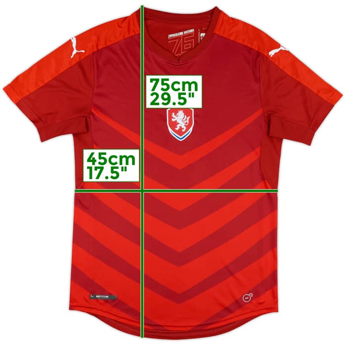 2016-17 Czech Republic Home Shirt - 8/10 - (S)