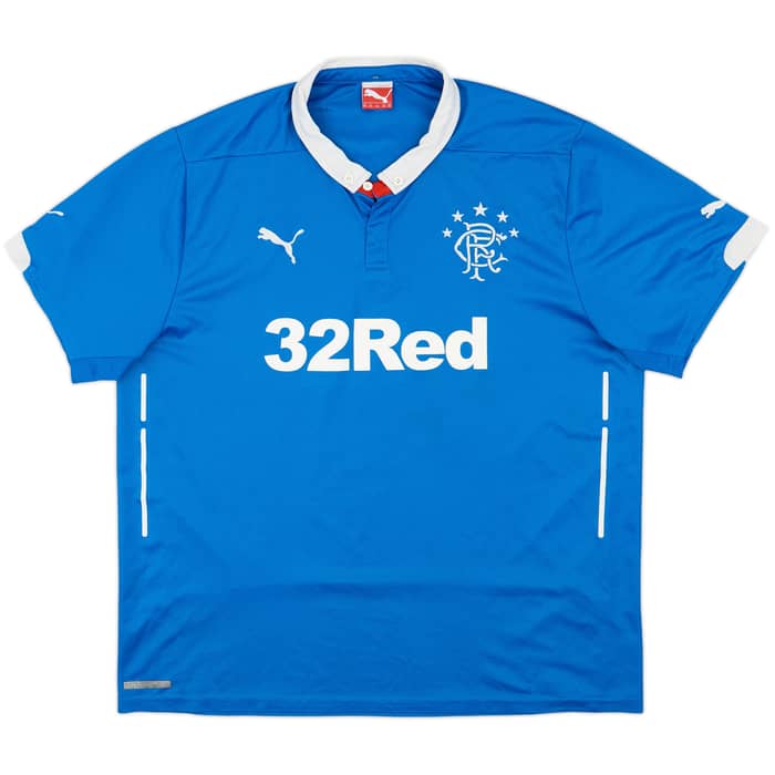2014-15 Rangers Home Shirt - 7/10 - (XXL)
