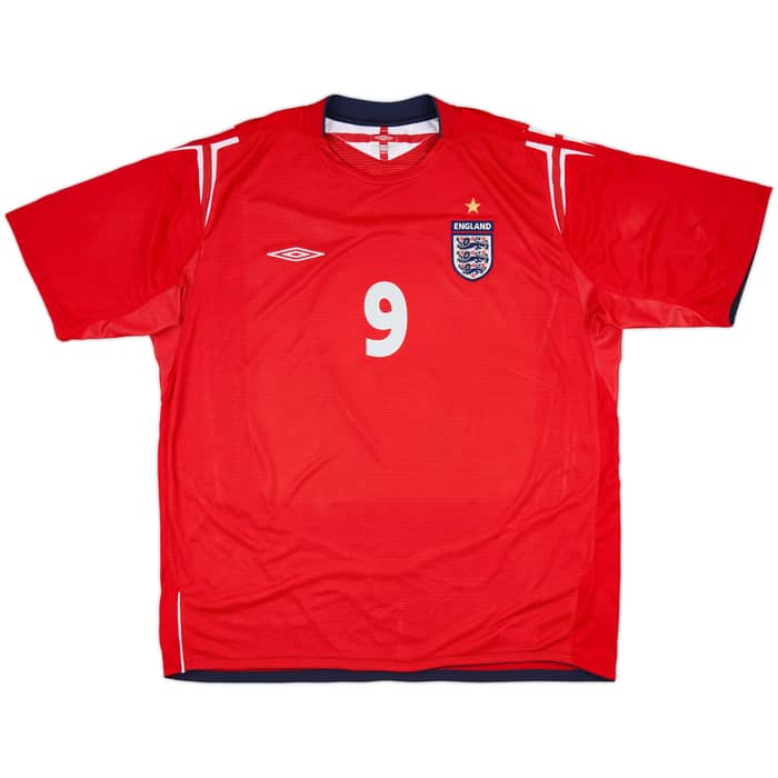 2004-06 England Away Shirt Rooney #9 - 9/10 - (3XL)