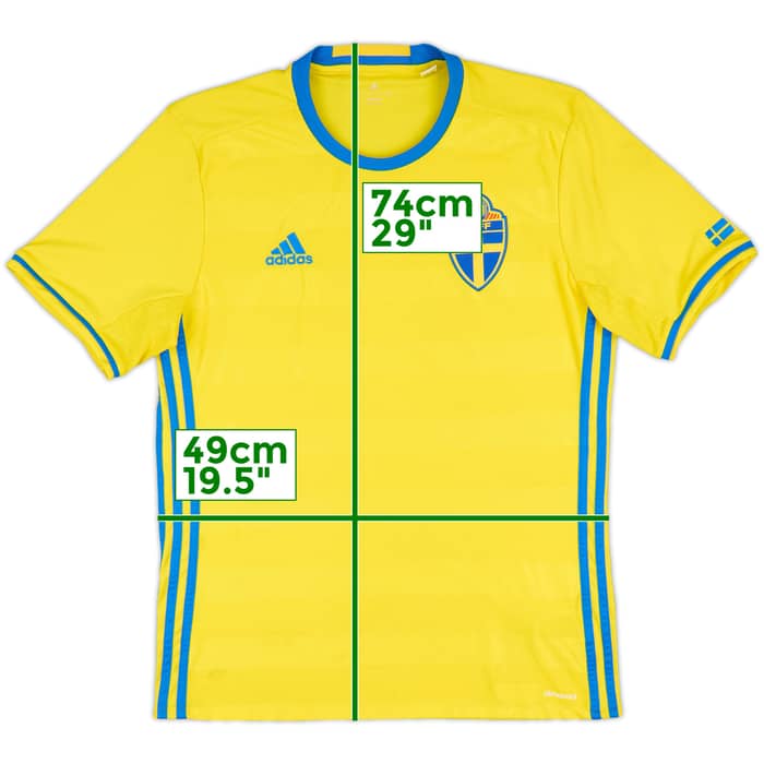 2016-17 Sweden Home Shirt - 5/10 - (M)
