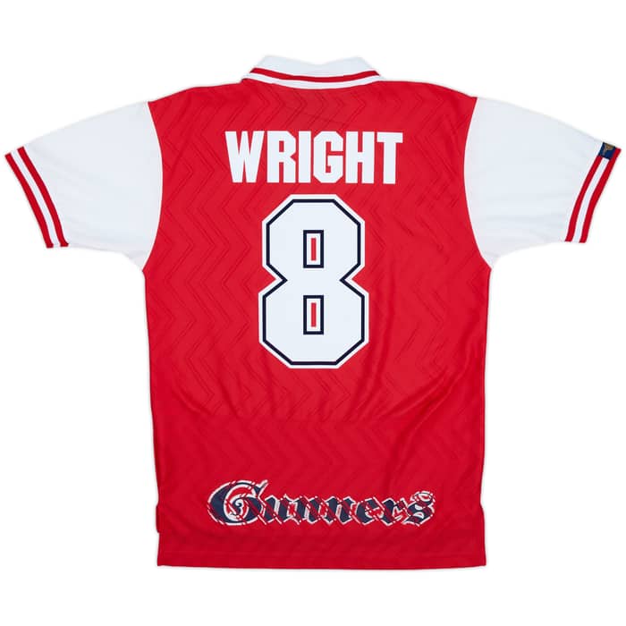 1996-98 Arsenal Home Shirt Wright #8 - 8/10 - (S)