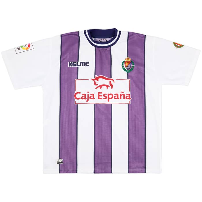 1999-00 Real Valladolid Home Shirt - 9/10 - (M)