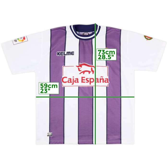 1999-00 Real Valladolid Home Shirt - 9/10 - (M)