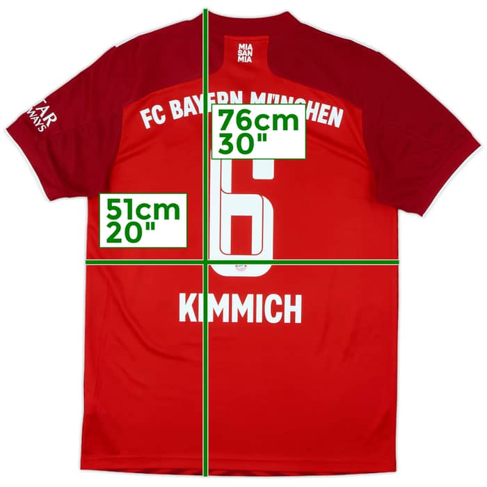2021-22 Bayern Munich Home Shirt Kimmich #6 - 6/10 - (M)