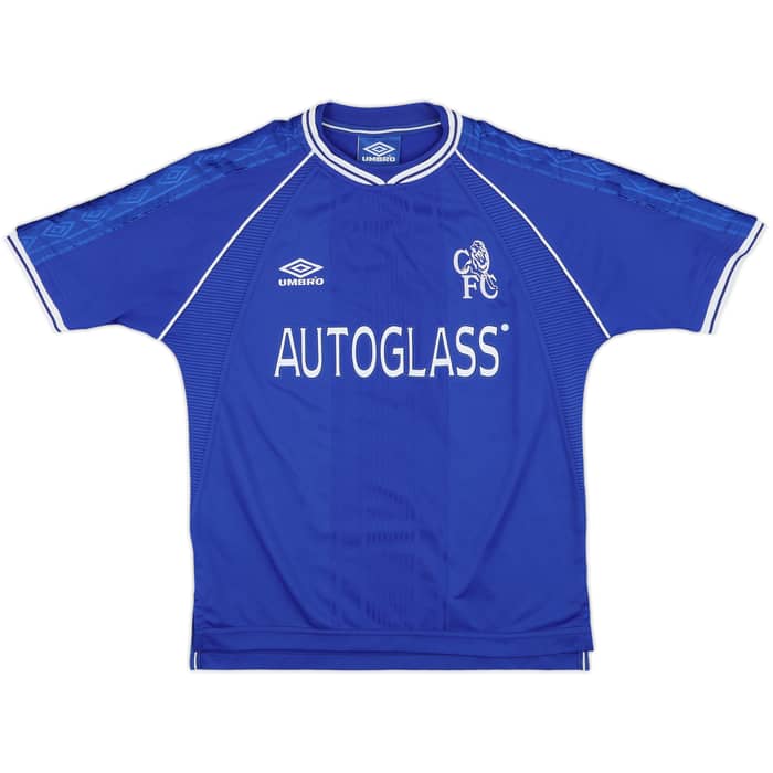 1999-01 Chelsea Home Shirt - 10/10 - (Y)