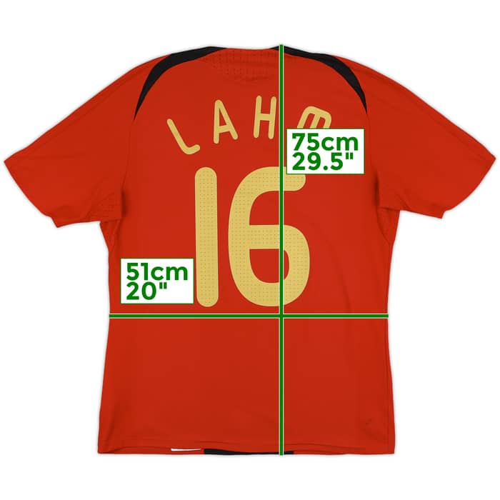 2008-09 Germany Away Shirt Lahm #16 - 7/10 - (L)