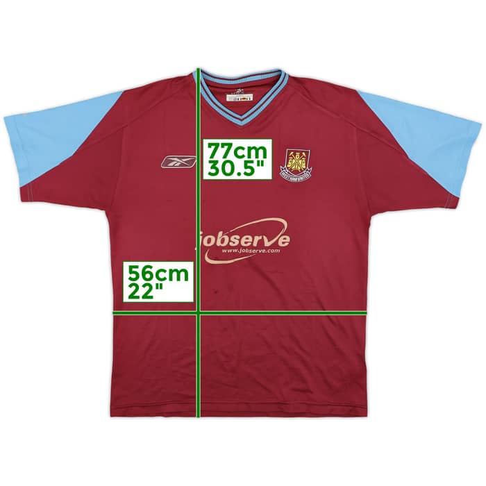 2003-05 West Ham Home Shirt - 4/10 - (M)