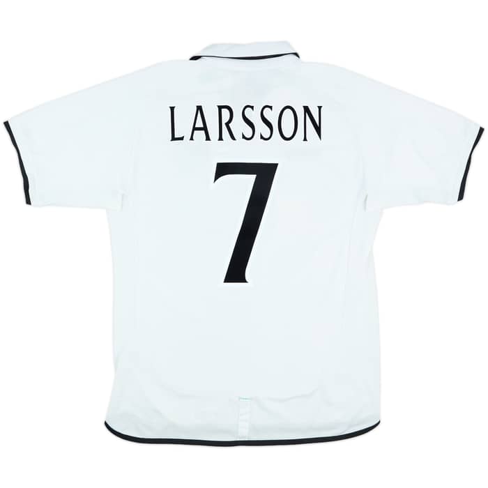 2001-02 Celtic Away Shirt Larsson #7 - 7/10 - (L)