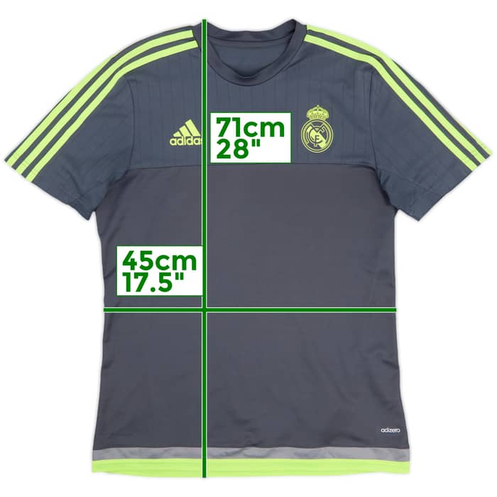 2015-16 Real Madrid adizero Training Shirt - 8/10 - (M)