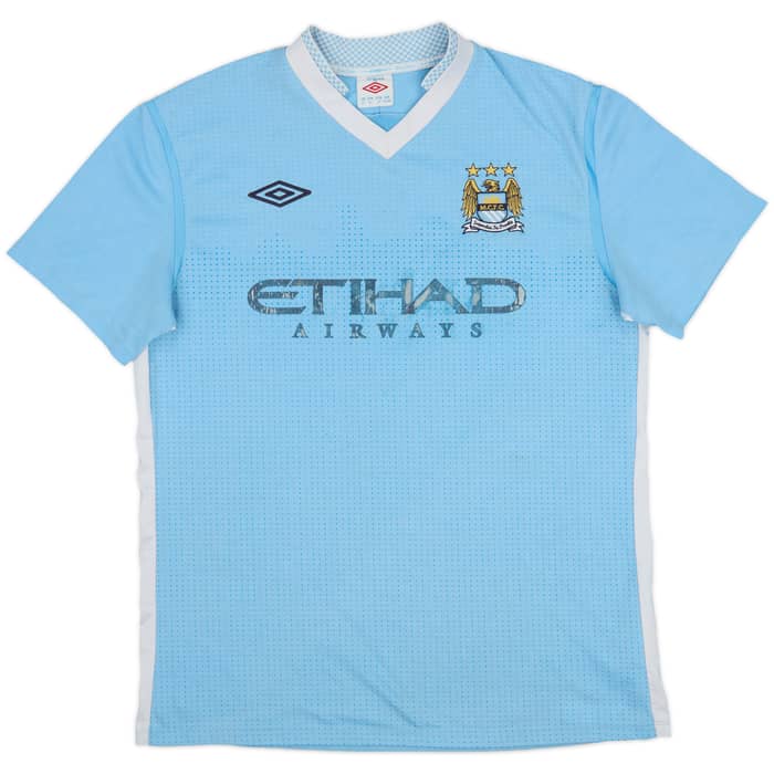 2011-12 Manchester City Home Shirt Kun Aguero #16 - 5/10 - (L)