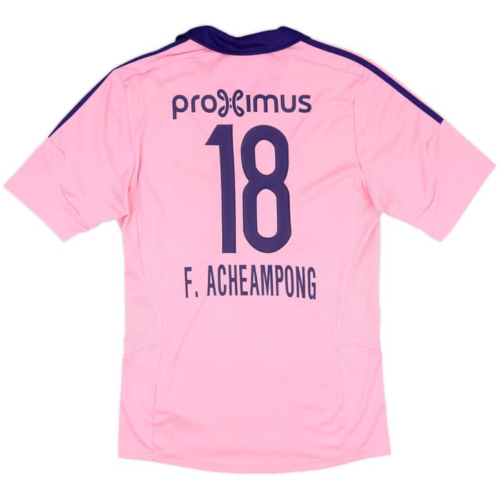 2014-15 Anderlecht Away Shirt F.Acheampong #18 - 7/10 - (S)