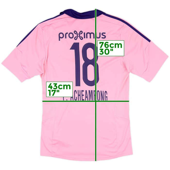 2014-15 Anderlecht Away Shirt F.Acheampong #18 - 7/10 - (S)