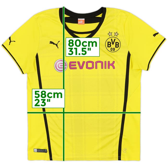 2013-14 Borussia Dortmund Home Shirt - 7/10 - (Women's XL)