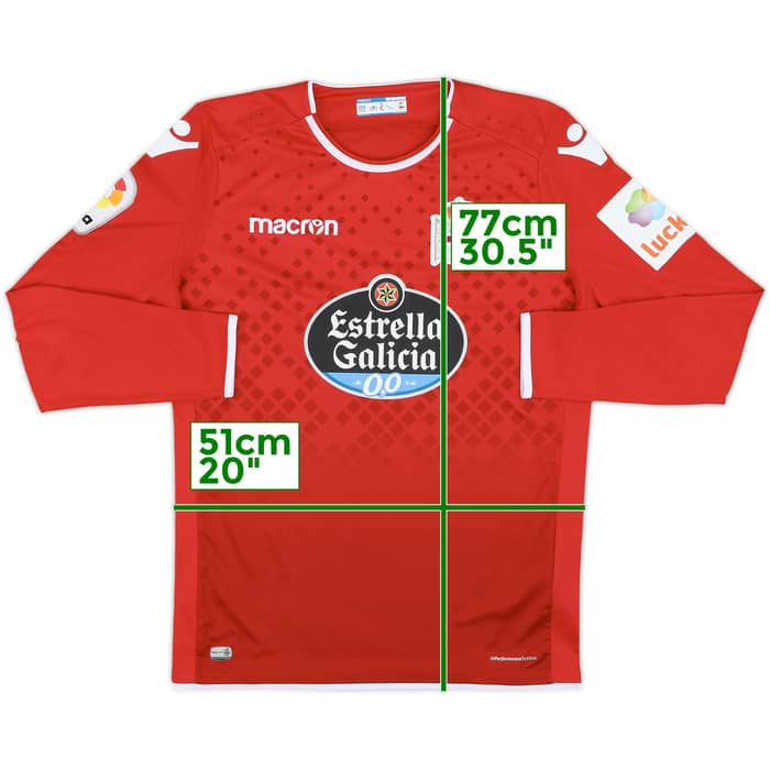 2018-19 Deportivo Alaves Away L/S Shirt - 8/10 - (L)