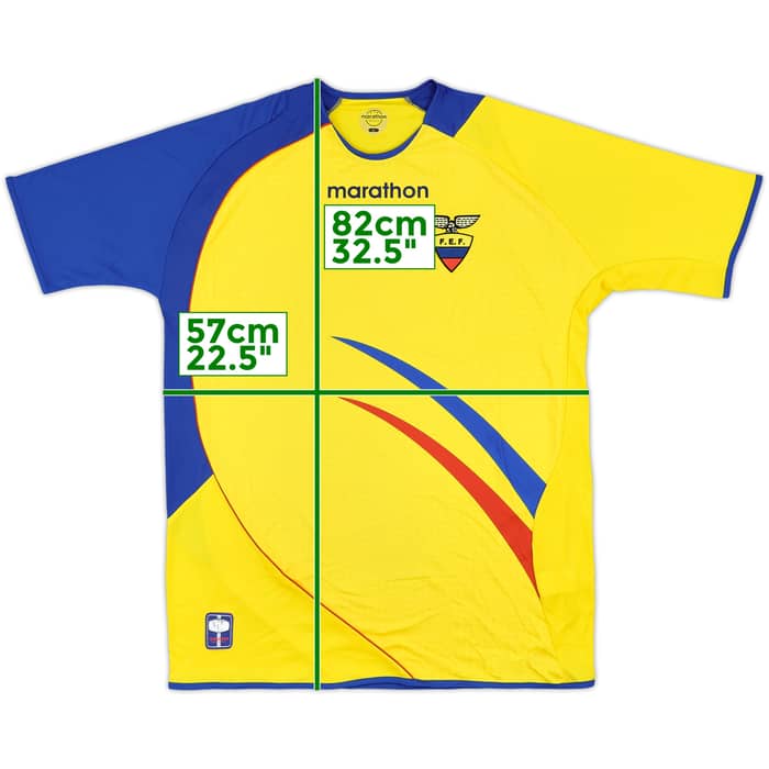 2006-07 Ecuador Home Shirt - 8/10 - (L)