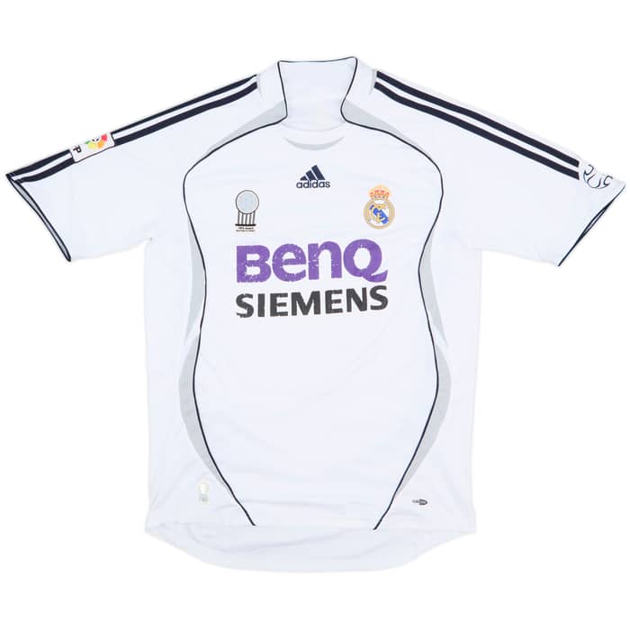 2006-07 Real Madrid Home Shirt - 5/10 - (M)