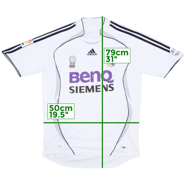 2006-07 Real Madrid Home Shirt - 5/10 - (M)