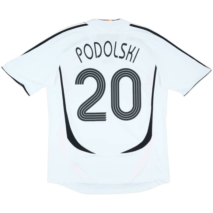 2005-07 Germany Home Shirt Podolski #20 - 7/10 - (L)