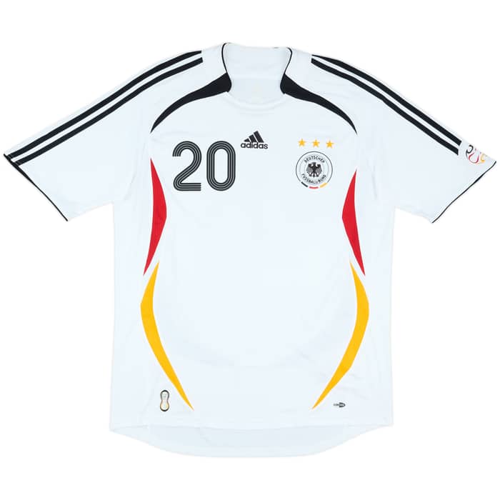2005-07 Germany Home Shirt Podolski #20 - 7/10 - (L)