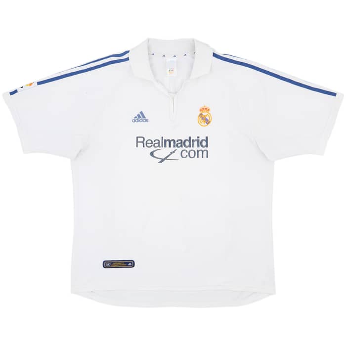 2001 Real Madrid Home Shirt Zidane #5 - 5/10 - (XL)