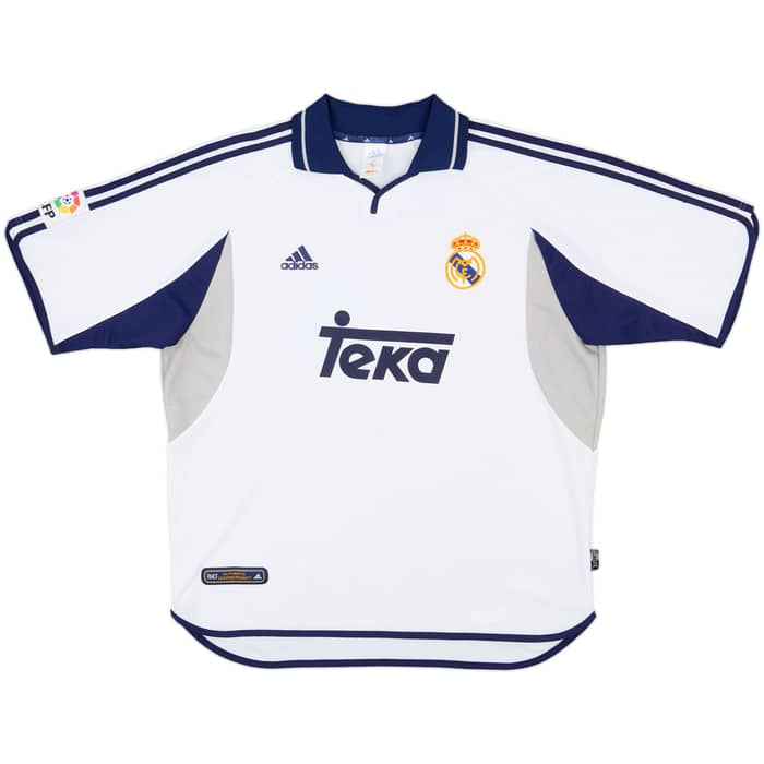 2000-01 Real Madrid Home Shirt Raul #7 - 6/10 - (XL)