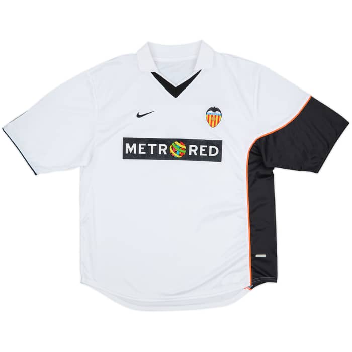 2001-02 Valencia Home Shirt Aimar #21 - 8/10 - (L)