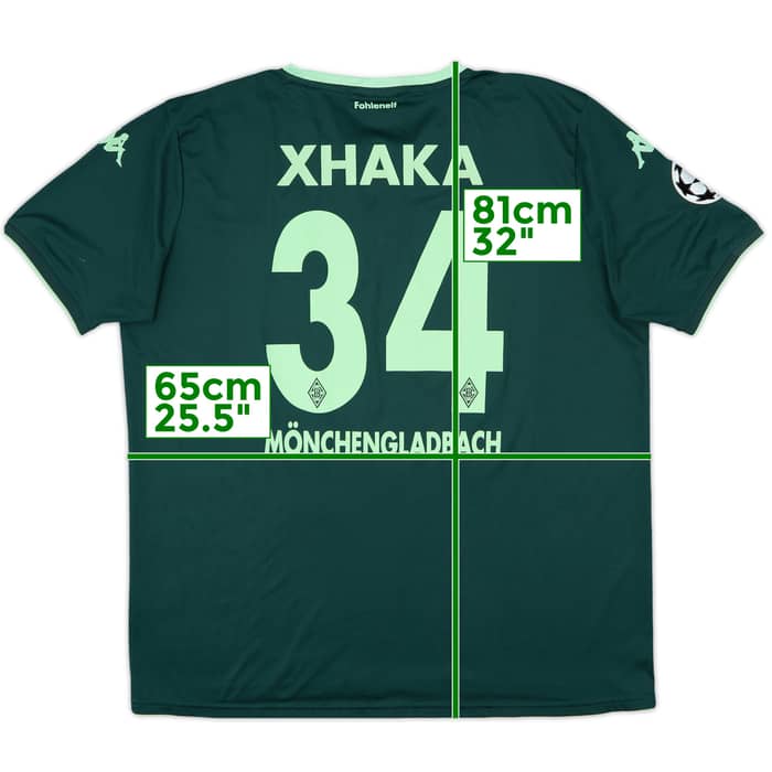 2015-16 Borussia Monchengladbach Away Shirt Xhaka #34 - 7/10 - (3XL)
