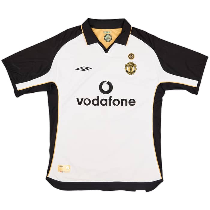 2001-02 Manchester United Centenary Away/Third Shirt Scholes #18 - 5/10 - (L)