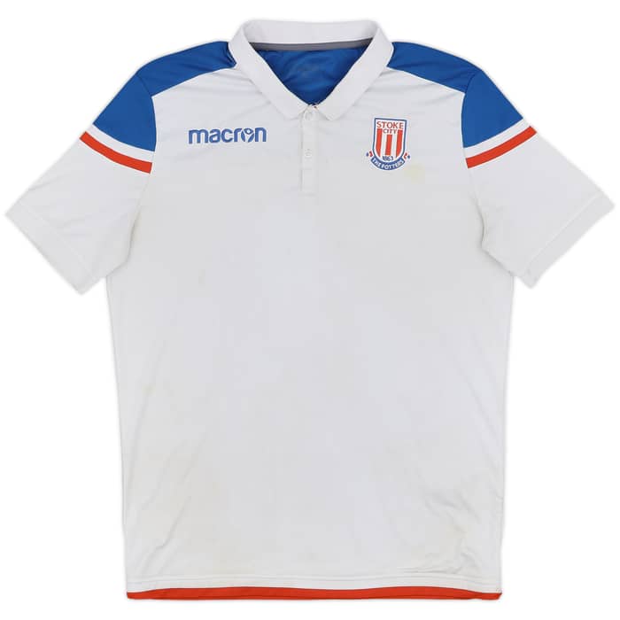 2017-18 Stoke City Macron Polo Shirt - 4/10 - (XL)