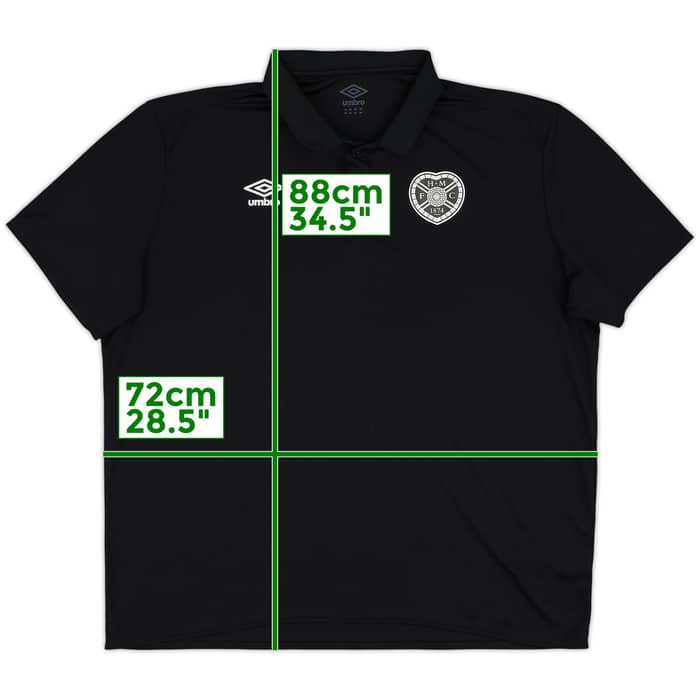 2018-19 Hearts Umbro Polo Shirt - 9/10 - (4XL)