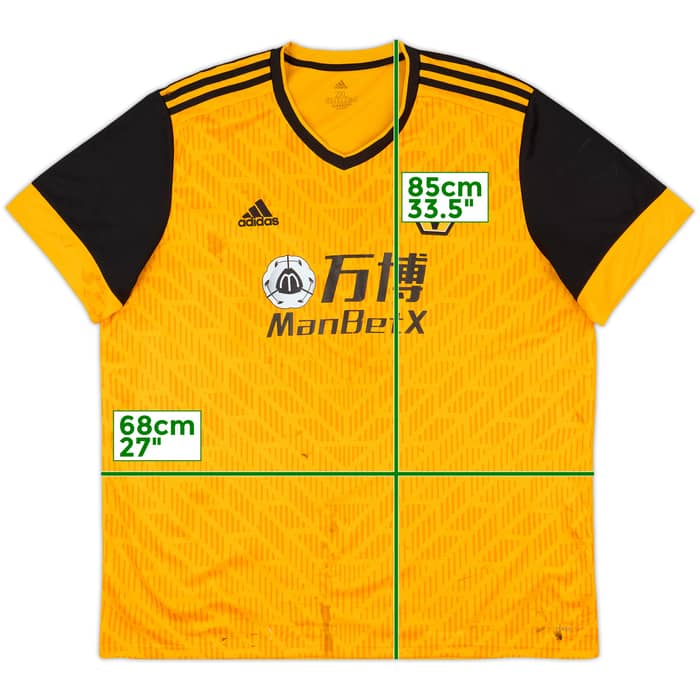 2020-21 Wolves Home Shirt - 4/10 - (XXL)