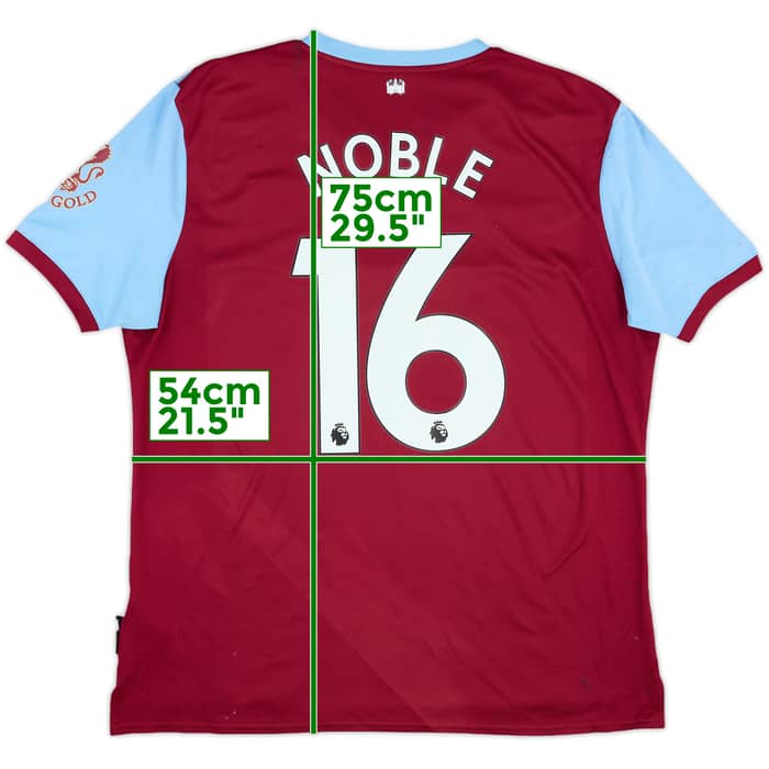 2019-20 West Ham Home Shirt Noble #16 - 5/10 - (XL)