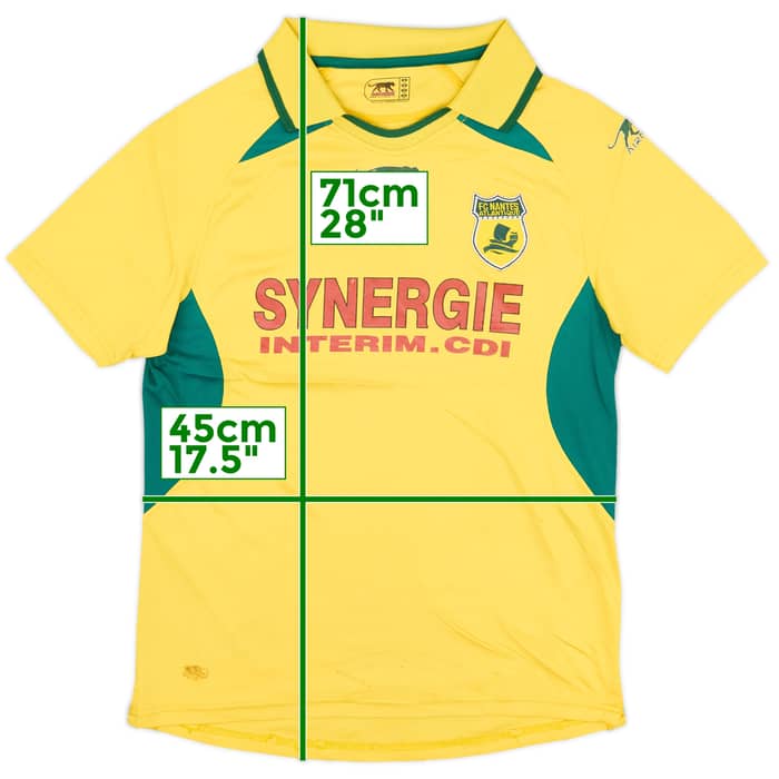 2007-08 Nantes Home Shirt - 6/10 - (XL.Boys)