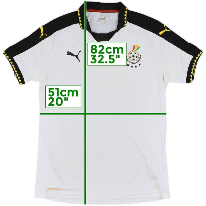 2016-17 Ghana Home Shirt - 6/10 - (M)
