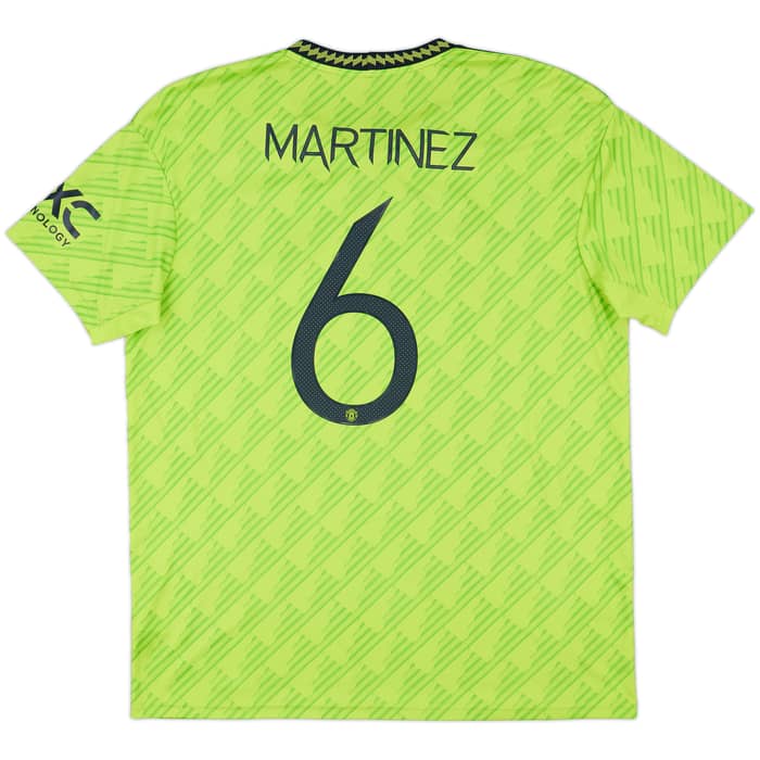 2022-23 Manchester United Third Shirt Martinez #6 - 10/10 - (XL)