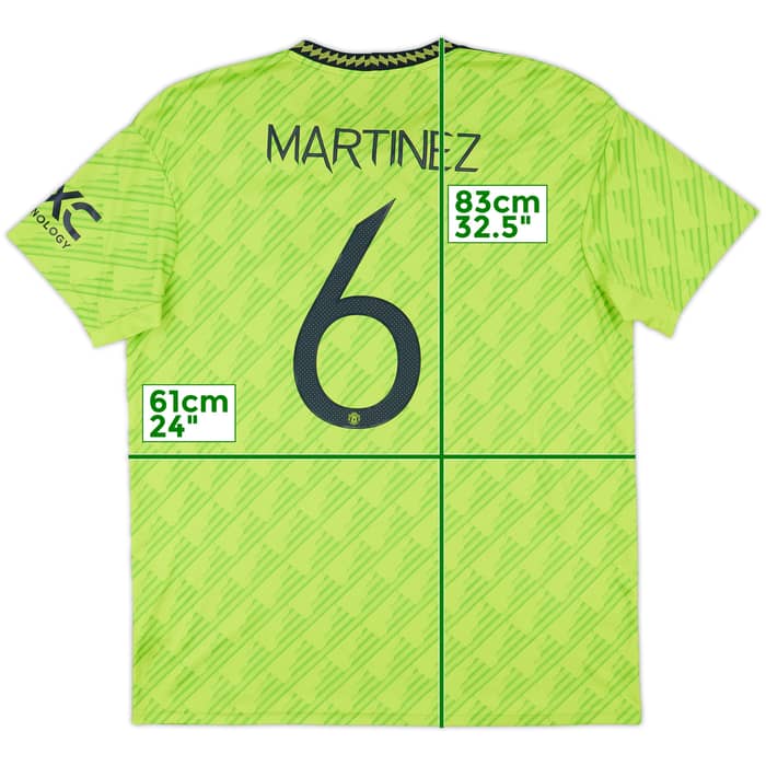 2022-23 Manchester United Third Shirt Martinez #6 - 10/10 - (XL)